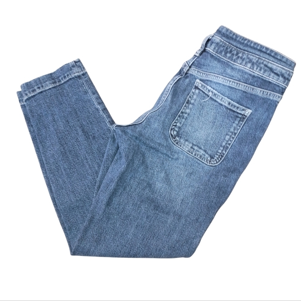 Pilcro and the Letterpress Exposed Button Fly High Rise Slim Jeans Size 26